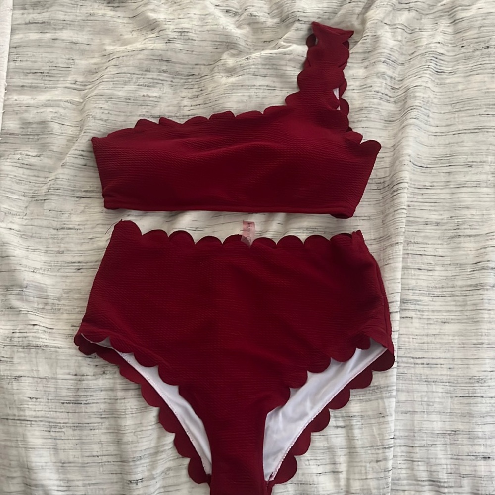 Scalloped Bathing Suit